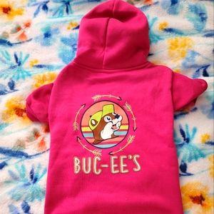 Buc-ees dog hoodie